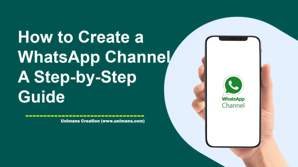 whats app channel creation steps